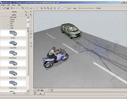 Simulation of accident