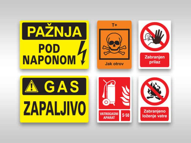 Sigurnosna obeležavanja radnog prostora